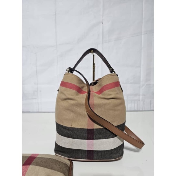 Authentic Burberry Ashby House Checked Hobo Bag & Pochette - Picture 8 of 16